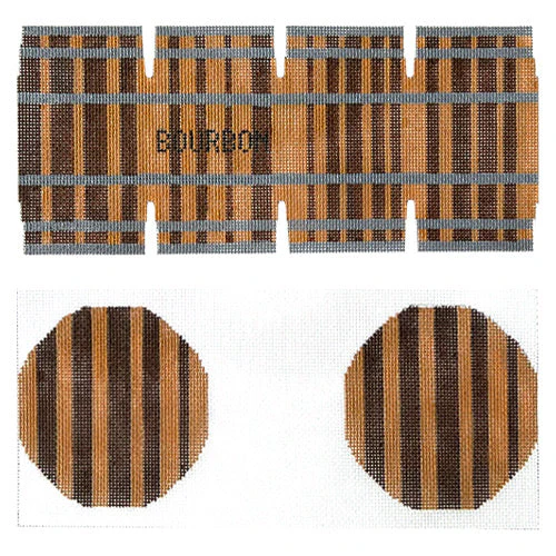 3D Bourbon Barrel