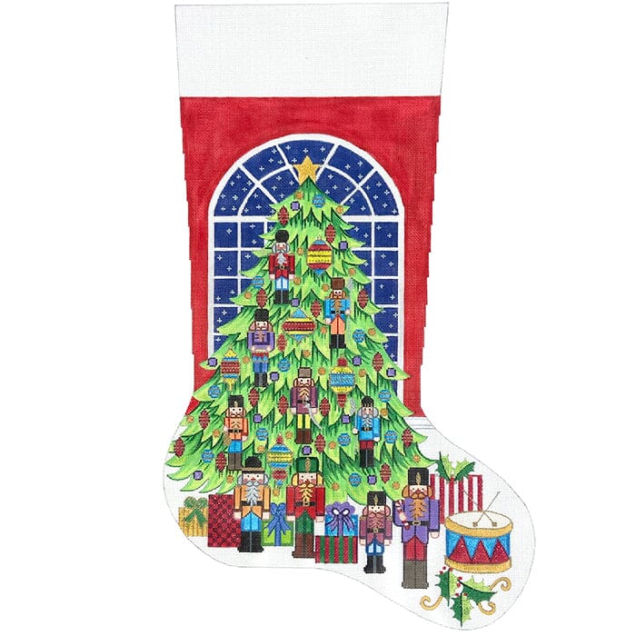 7294 Nutcracker Tree Stocking