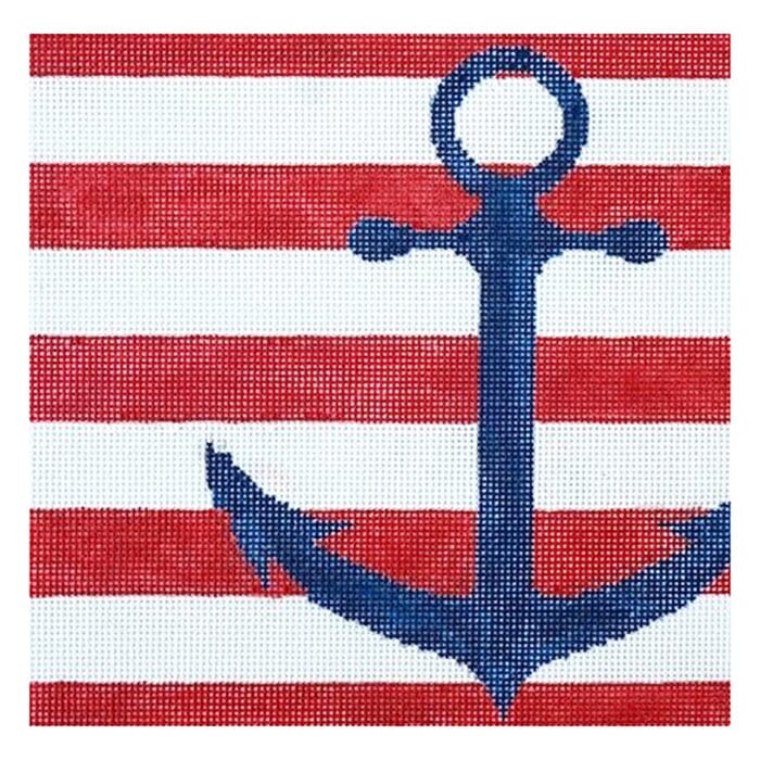 Anchor Stencil/Red Square Insert
