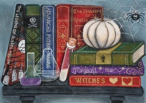 Halloween Bookshelf on 13