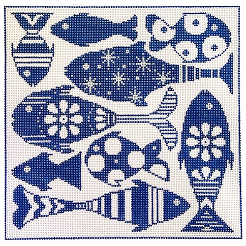 Blue Fish Montage