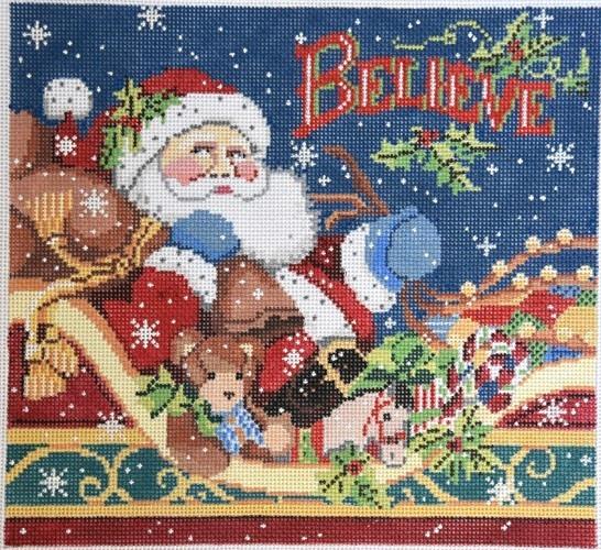 Believe - Santa in Sleigh