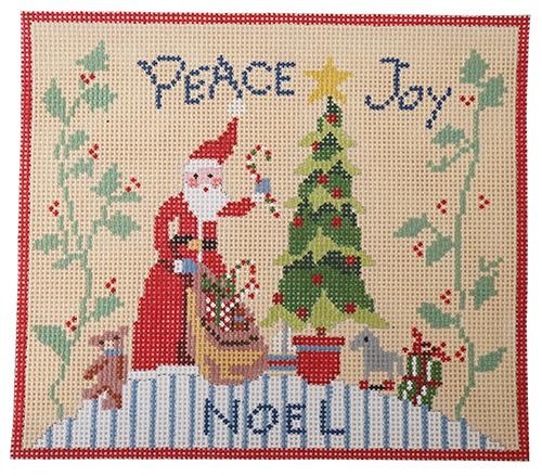 Peace Joy Noel Santa