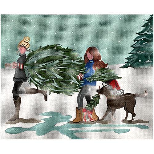 Carrying the Christmas Tree on 13