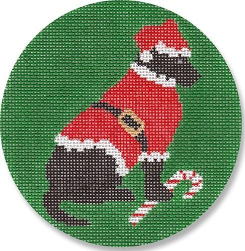 Black Lab Santa