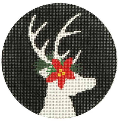 Reindeer on Black Background