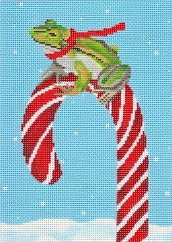 Frog & Candy Cane