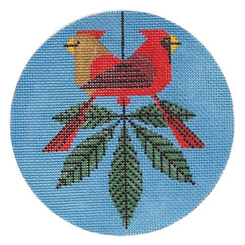 Cardinals Consorting Ornament