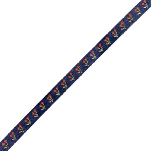 Cherry Belt on Navy