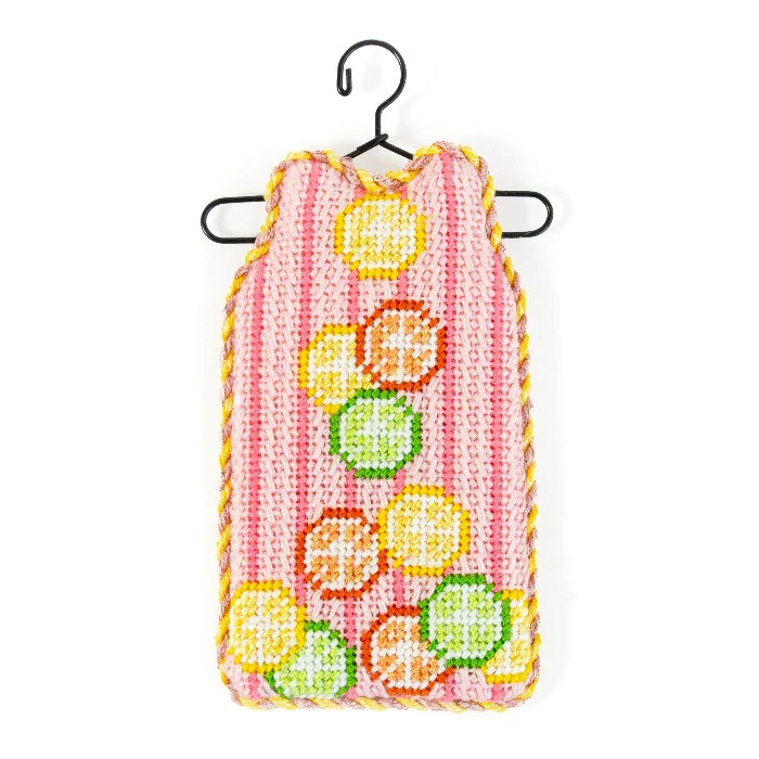 Citrus/Stripes Mini Shift with Stitch Guide