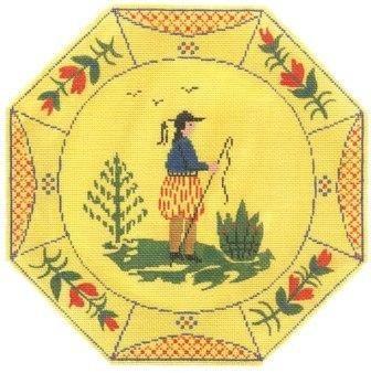 Boy Quimper Plate
