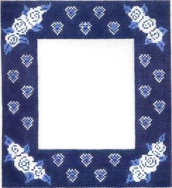 Frame - Blue, White