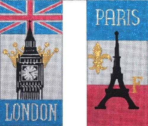 London & Paris Double Eyeglass Case