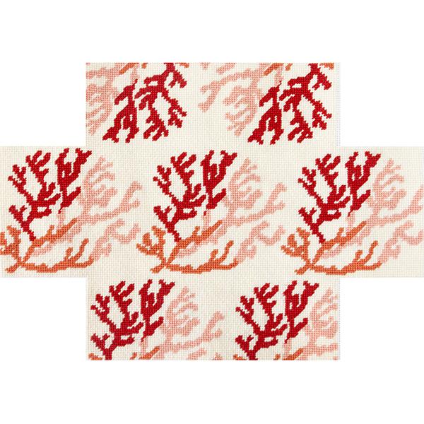 Coral Brick Cover Canvas