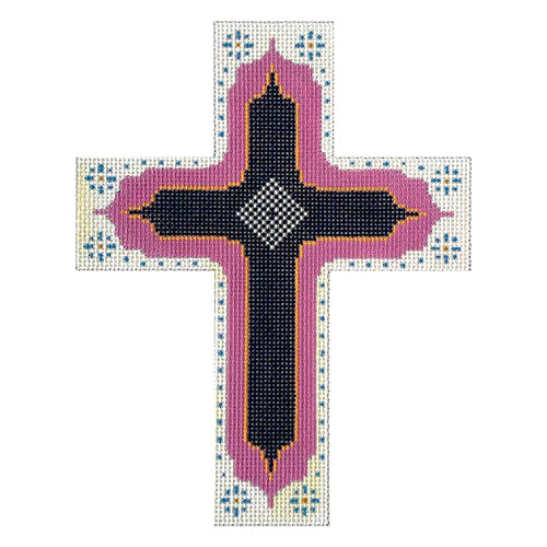 Cross - Navy & Lilac