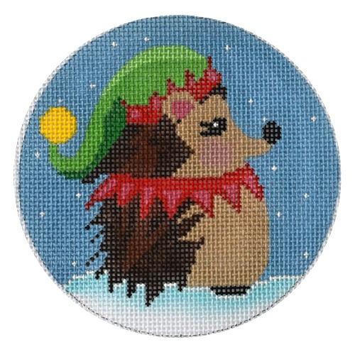 Elf Hedgehog Ornament