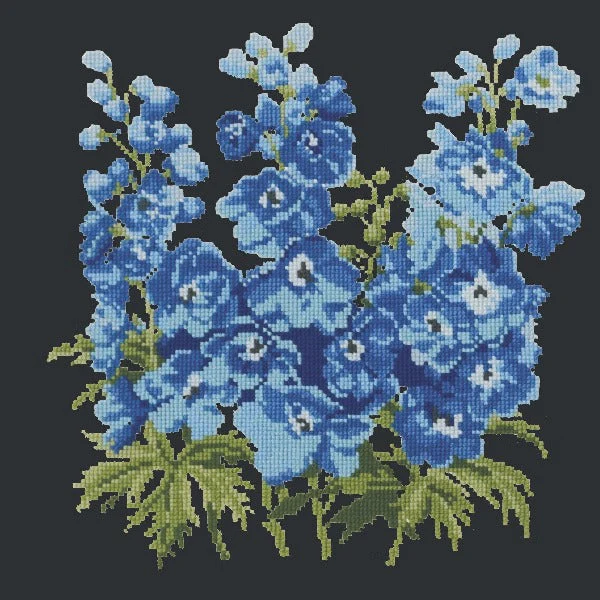 Delphinium Needlepoint Kit - Image 12