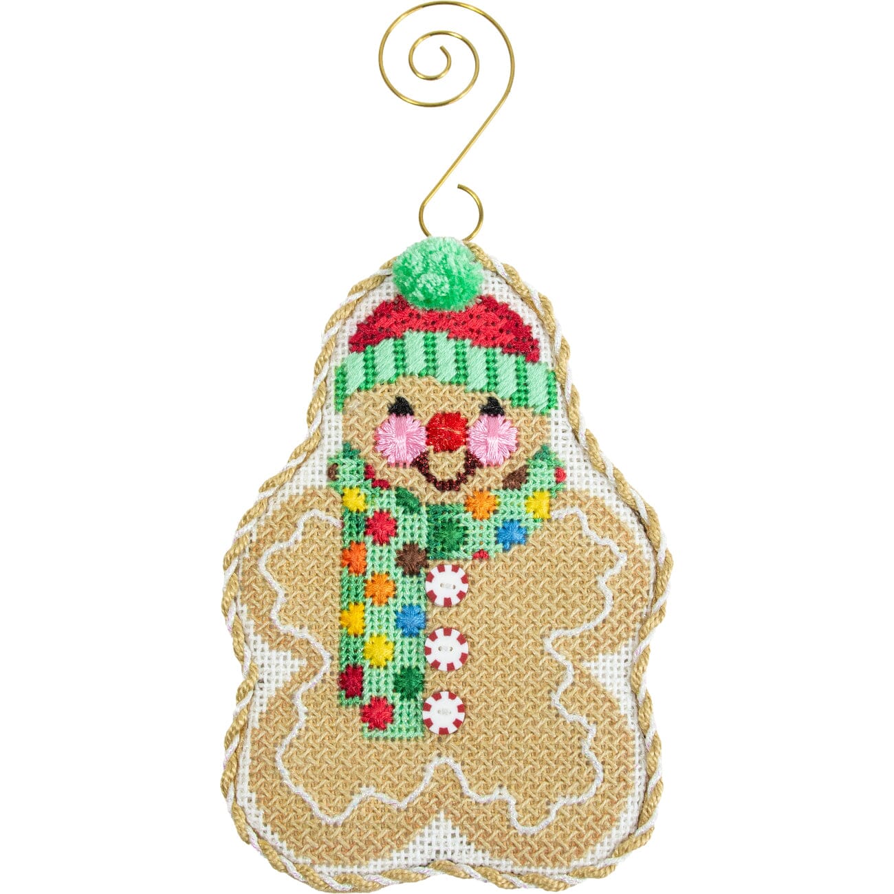 Gingerbread Friends - M&M Scarf with Stitch Guide
