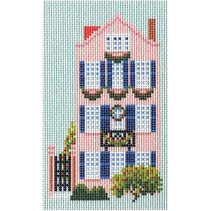 Historic Pink Christmas House Kit - Image 2