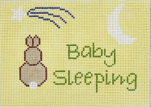 Bunny Baby Sleeping Yellow