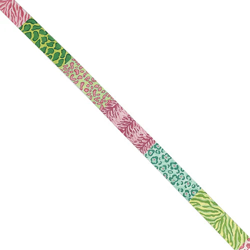 Belt - Animal Patterns Patchwork - Pinks/Greens