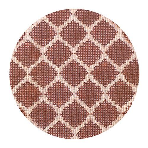 Quatrefoils - Brown on Tan