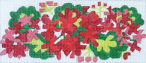 Geraniums - Red & Green