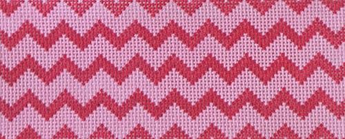 Chevron Insert - Light Pink & Raspberry