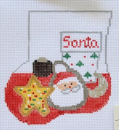 Cookies & Milk Mini Sock with Star Cookie Insert