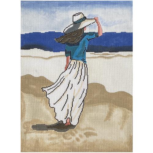 Lady on Beach