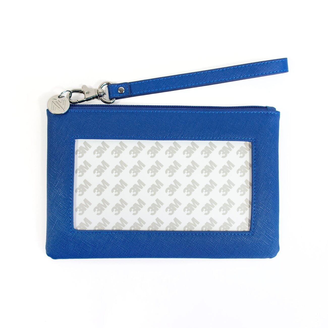 Saffiano Leather Accessory Bag - Blue - Image 2