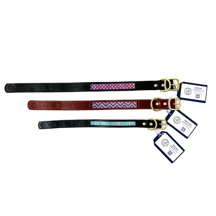 Leather Self Finishing Dog Collar - Split Square - Image 3