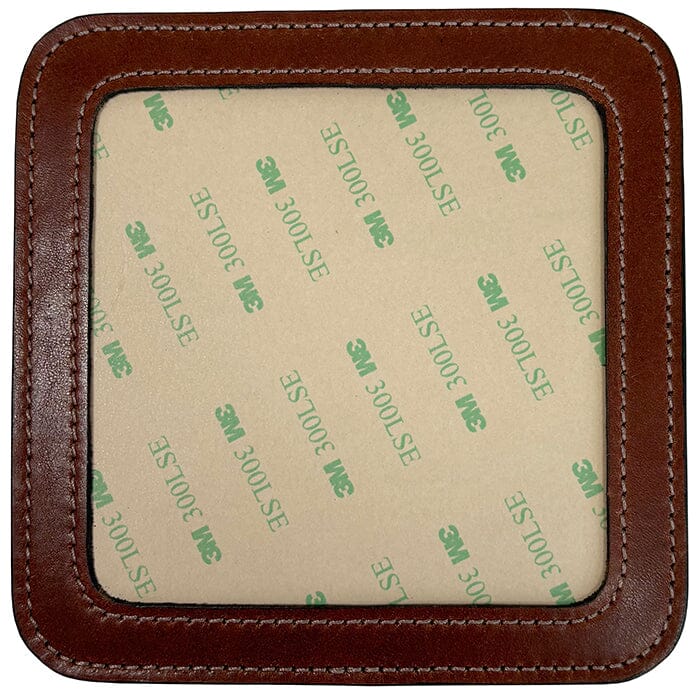 Leather Self-Finishing Square Coaster - Image 2