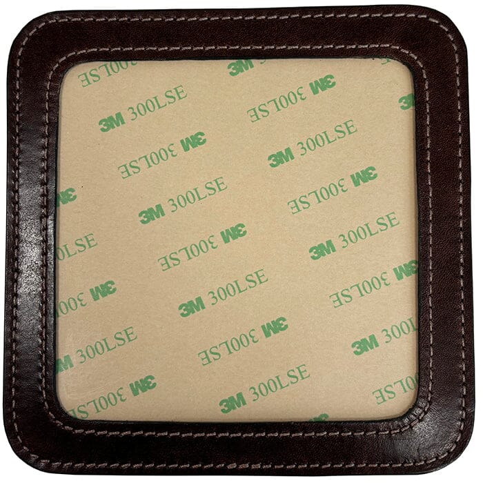 Leather Self-Finishing Square Coaster - Image 4