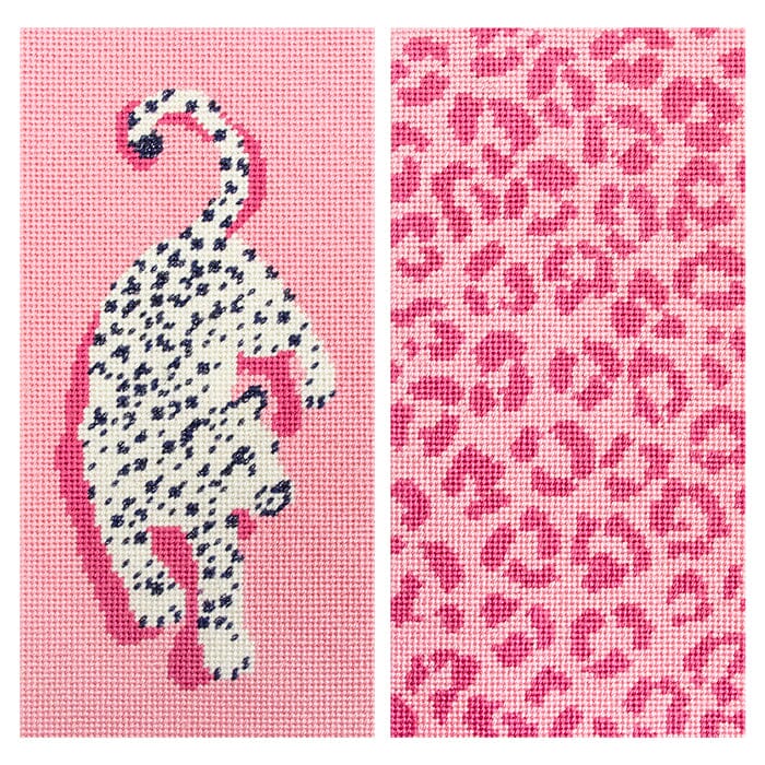 Leopard Eyeglass Case Kit - Pink