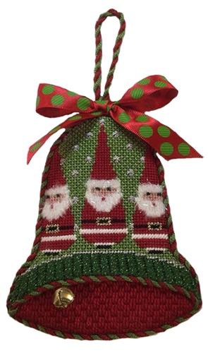 Dimensional Bell Santas