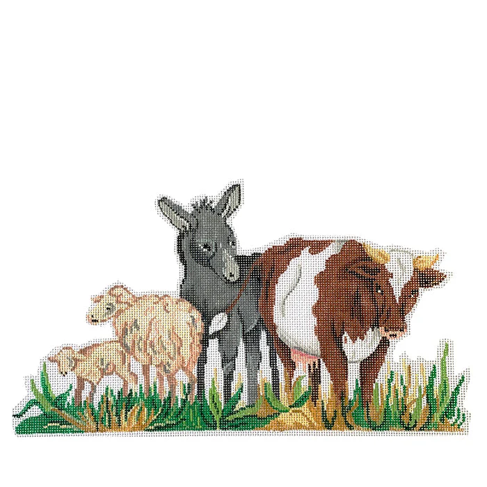 Manger Animals Nativity