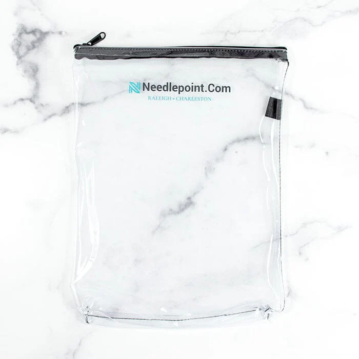 Medium Vertical Needlepoint.com Logo Bag
