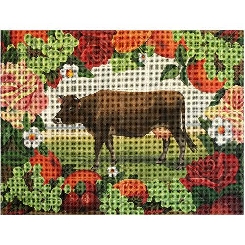 Fruit and Roses Cow