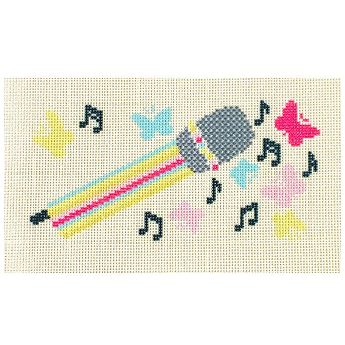 Microphone Insert with Stitch Guide