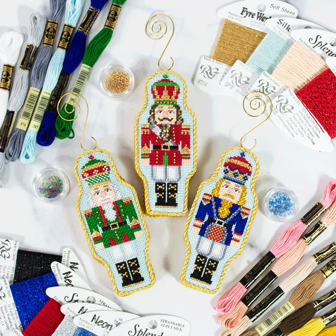Double-Sided Nutcracker Ornament Kit - Red - Image 3