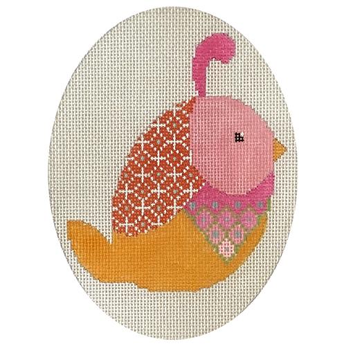 Mod Bird - Quail Ornament
