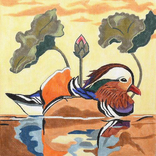 Mandarin Duck & Lotus