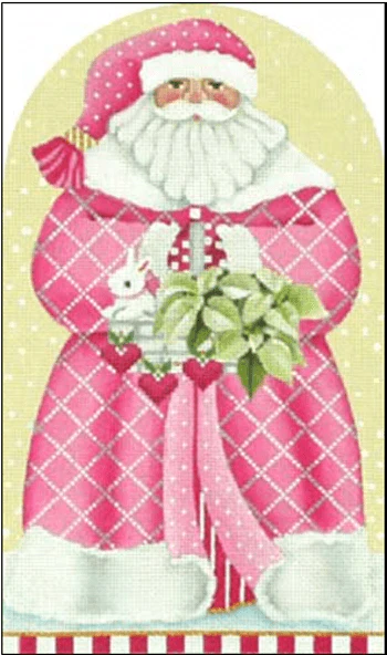 Pink Santa Dome with Basket