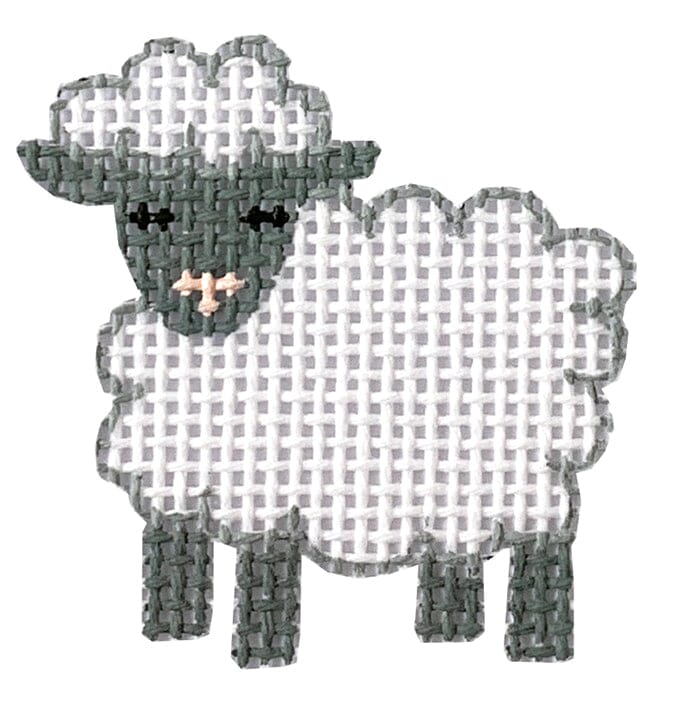 Nativity in Blue & White - Sheep w/Stitch Guide