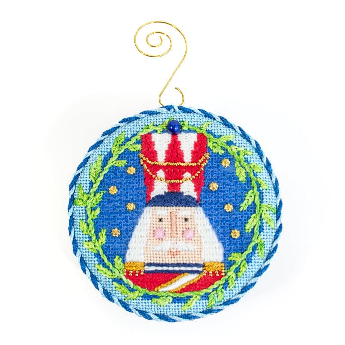 Nutcracker Round Canvas - Johann with Stitch Guide