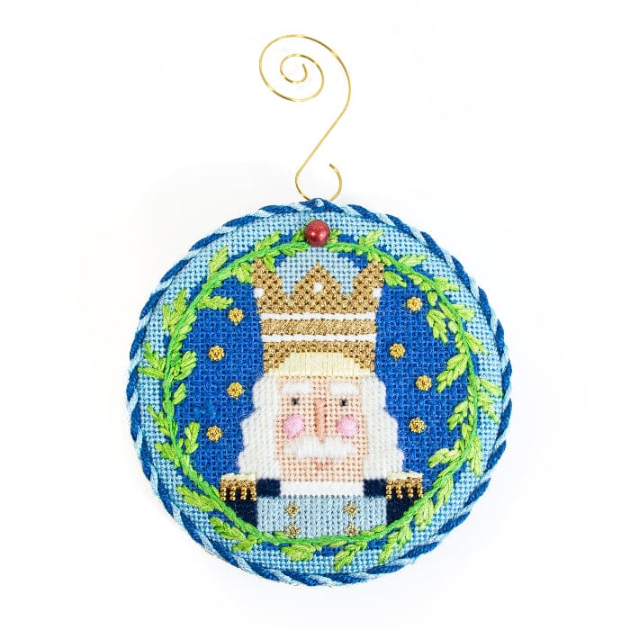 Nutcracker Round Canvas - Ludwig with Stitch Guide