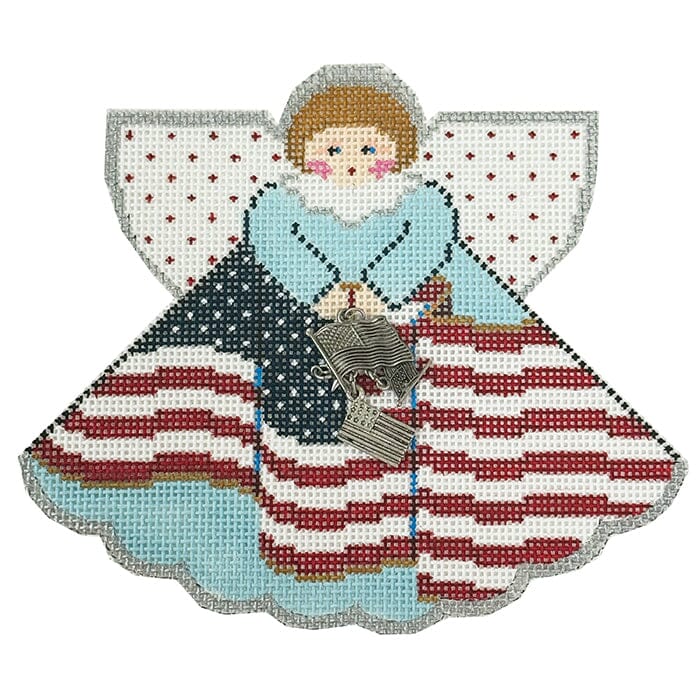 Old Glory Angel with Charm
