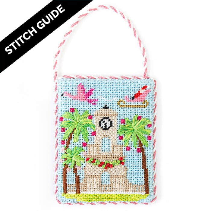 Stitch Guide - Palm Beach Christmas - Clock Tower