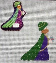Green Wiseman with Stitch Guide